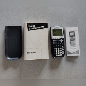 TI-84 Plus Graphing Calculator Includes Cover, Quick Start & Users Book Exc Cond